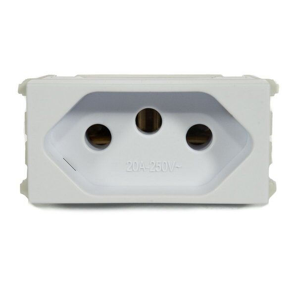 Encontraproduto.com.br - Módulo Tomada 2P+T Refinatto Weg Branco