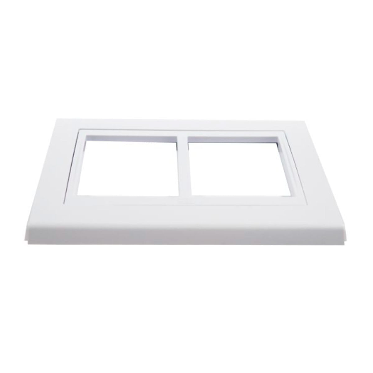 Encontraproduto.com.br - Placa 4x4 com 6 Postos sem Suporte Refinatto Weg Branco Acetinado