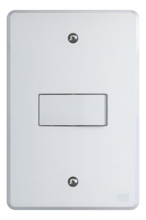 Conjunto Interruptor Simples 10A/250V 4x2 Branco Equille