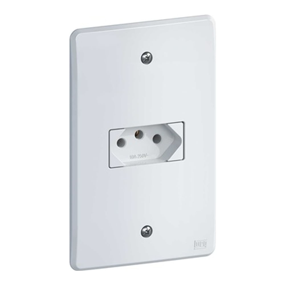Conjunto Tomada 2P+T 20A/250V 4x2 Branco Equille