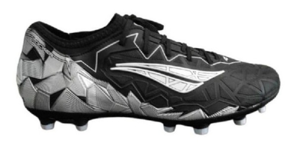 Encontraproduto.com.br - Chuteira Campo Penalty Rx Locker Preto e Branco Masculino