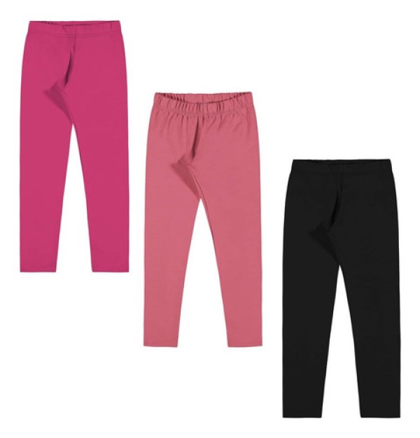 Legging Moletom Flanelado Elian Juvenil Menina Básica Volta às Aulas Inverno 10/16 - 50019