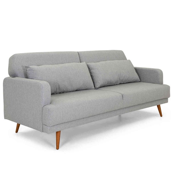 Encontraproduto.com.br - Sofá-Cama Herval Com USB Cinza - MH-1605