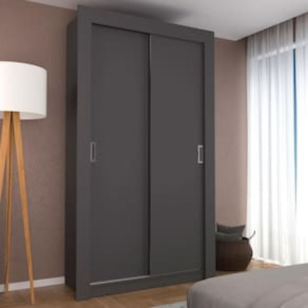 Guarda-Roupa Solteiro Herval Baden com 2 Portas e 119 cm de Largura
