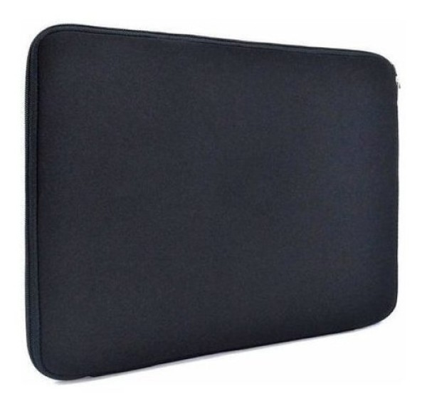 Capa para Notebook 15.6 Polegadas em Neoprene e Ziper - Preto