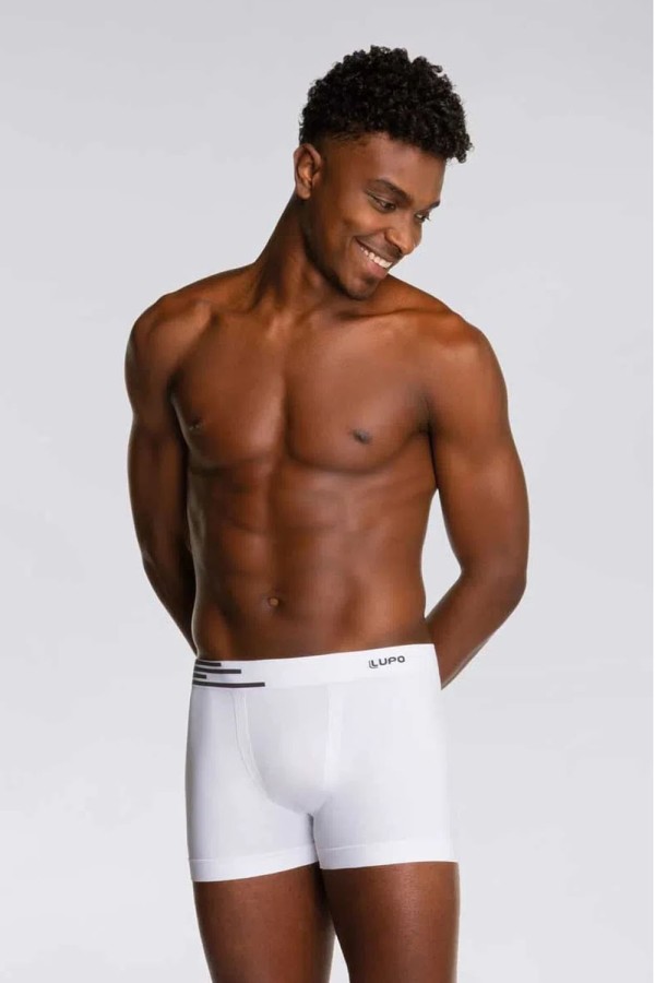 Cueca Lupo Boxer 1un Bco/P