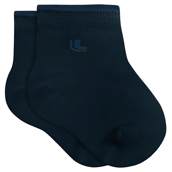 Encontraproduto.com.br - Tripack: 3 meias Soquete para bebê Azul Claro/Azul/Marinho - Lupo