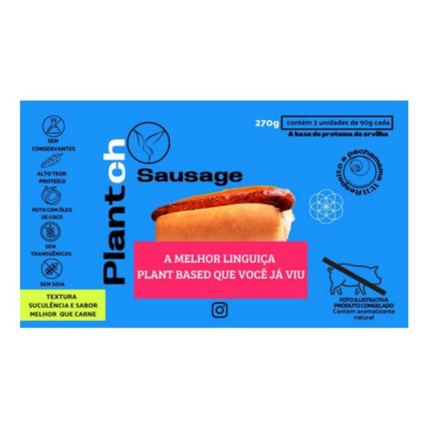 Encontraproduto.com.br - Linguiça Plant Based 270g Plantch