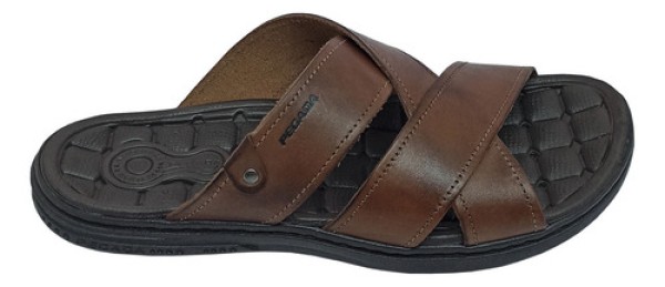 Encontraproduto.com.br - Chinelo Masculino Dedo Anilina Pegada Marrom