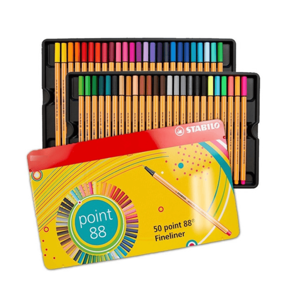Encontraproduto.com.br - ESTOJO CANETA POINT 88 50 CORES R.543400