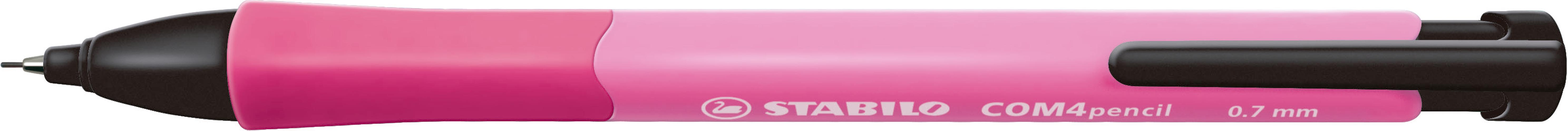 Lapiseira 0.7mm Rosa Stabilo Com4pencil 55.8600 Sertic Blister
