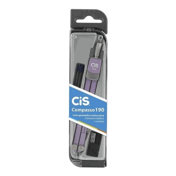 Encontraproduto.com.br - COMPASSO TECNICO METAL 190 C/APONTADOR R.58.4600