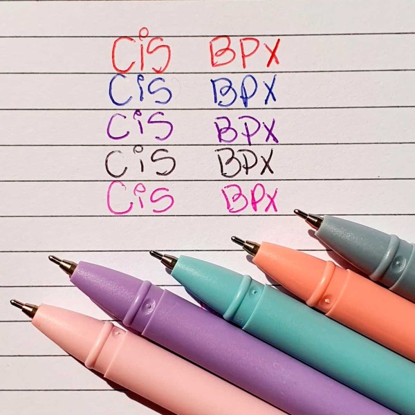 Encontraproduto.com.br - CANETA ESFEROGRAFICA BPX 5 CORES SORTIDO R.76.1116