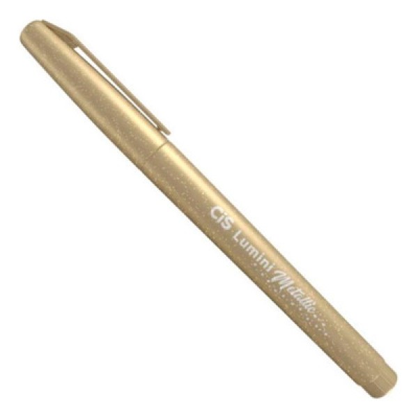 Marca Texto Lumini Metallic Dourado CIS