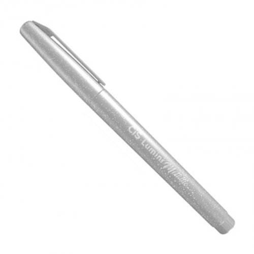 Encontraproduto.com.br - Marca Texto Lumini Metallic Prata CIS