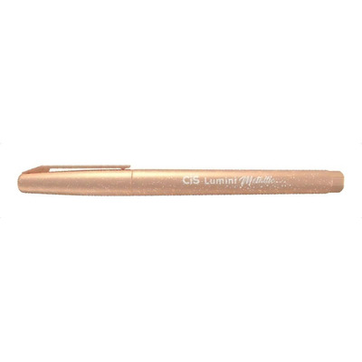 Caneta Marca Texto Lumini Laranja Metallic Cis Sertic