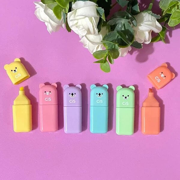 Marca Texto Mini Bichinhos Fun Diversas Cores