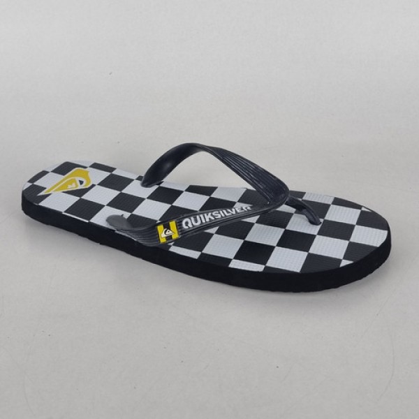 Encontraproduto.com.br - Chinelo Quiksilver Molokai Checker Preto