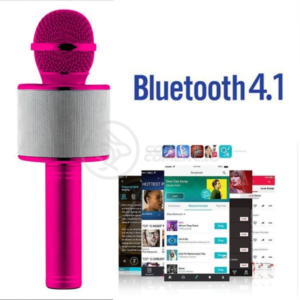 Microfone Bluetooth Show Toyng Rosa