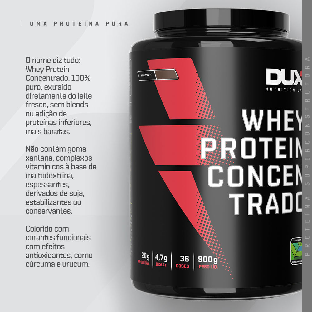 Kit Bulking (Hipertrofia) Dux Nutrition Creatina + Whey Coco