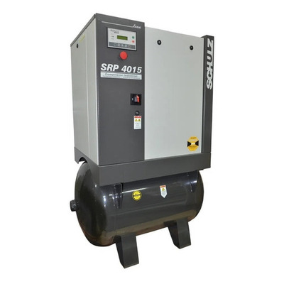 Encontraproduto.com.br - Compressor Parafuso Schulz SRP 4015 Lean 15 cv 9 Bar 131 Psi 230L 380v