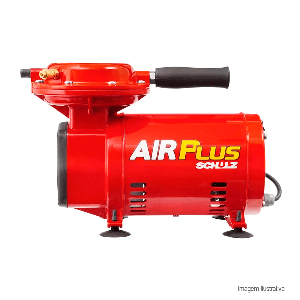 Encontraproduto.com.br - Motocompressor MS 2,3 Ar Direto c/ Kit 127V Vermelho Schulz
