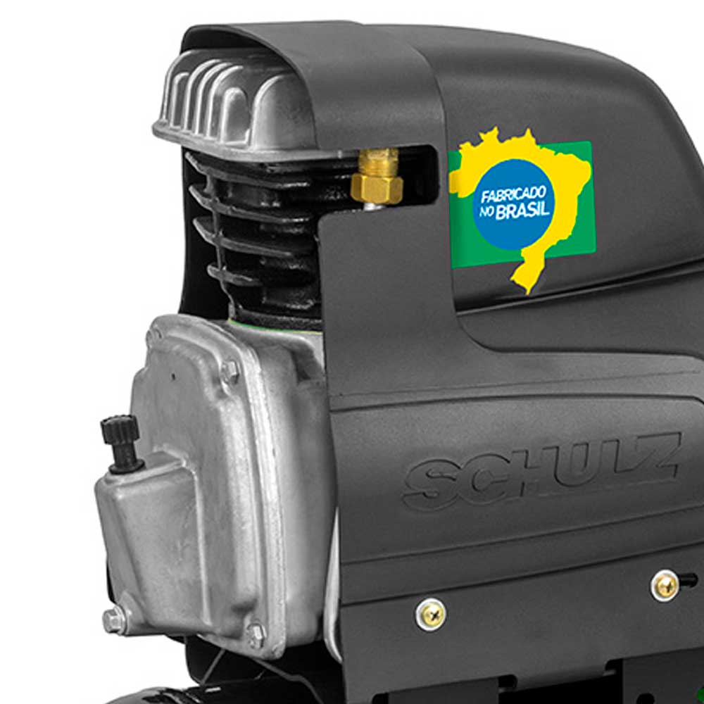 Encontraproduto.com.br - Compressor Ar Motocompressor CSI- 8,6/25 2HP PRATIKO Monofásico Schulz
