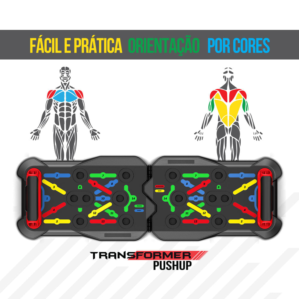 Encontraproduto.com.br - Plataforma De Exercícios Genis Transformer Pushup