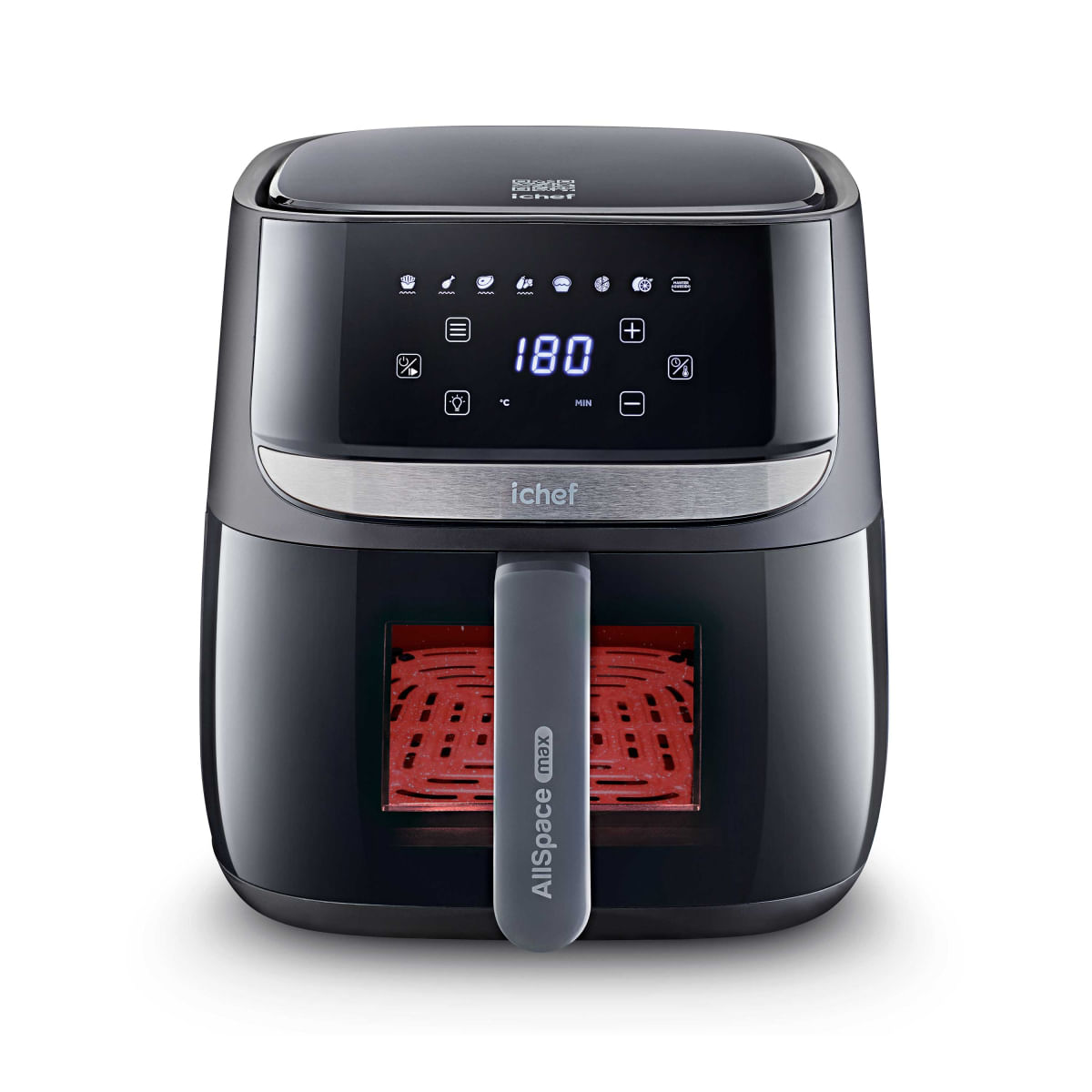 Encontraproduto.com.br - Fritadeira Elétrica Airfryer Vision Max Ichef Polishop 5,7L | 220V
