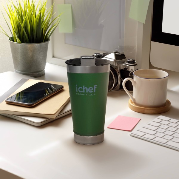 Encontraproduto.com.br - Copo Térmico Com Tampa Smart Cup iChef 600 ml