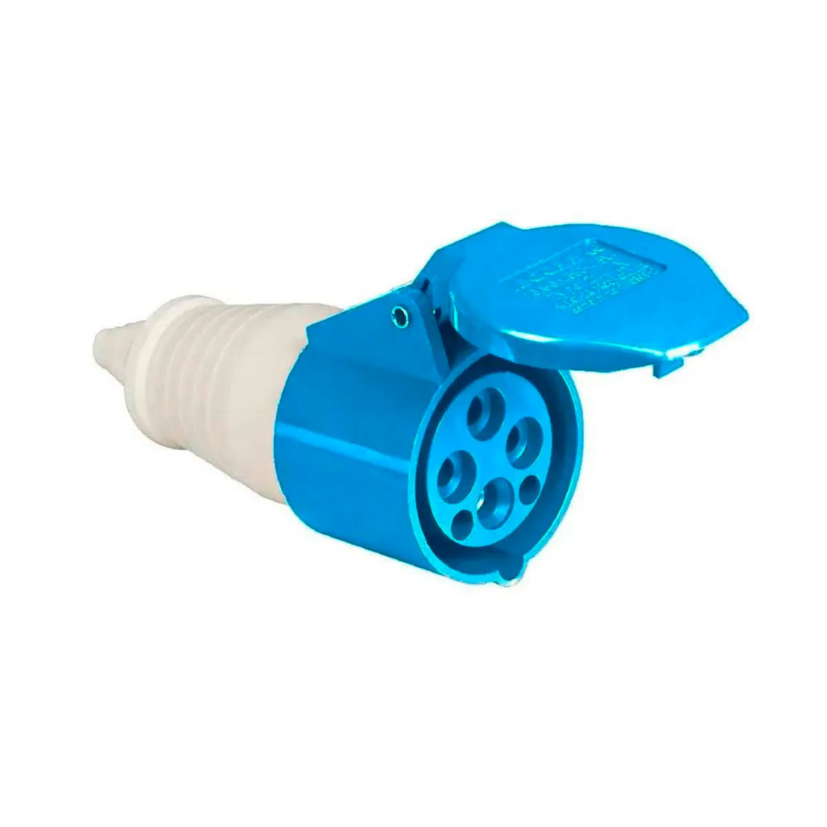 Conector industrial 4 polos 32A 9H 220V Vermelho CIWD-32P4H9E57 Weg