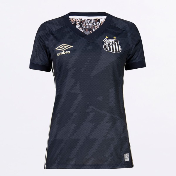 Encontraproduto.com.br - Camisa Feminina Umbro Santos Of.3 2021