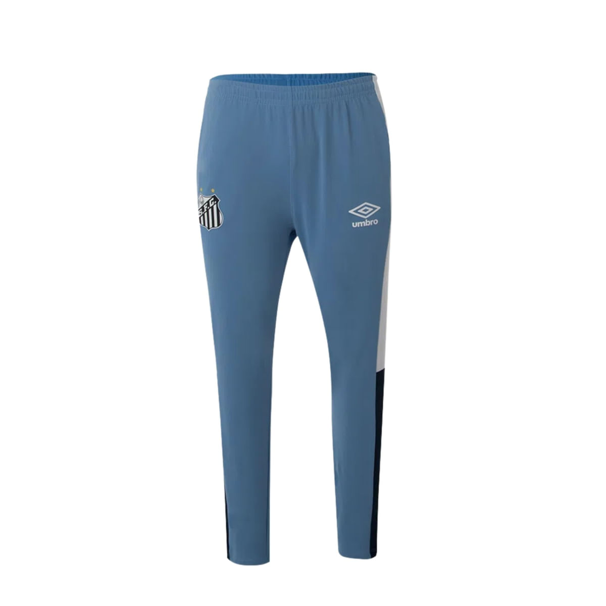 Calça Santos Umbro Treino 23 Masculina - Azul/Branca