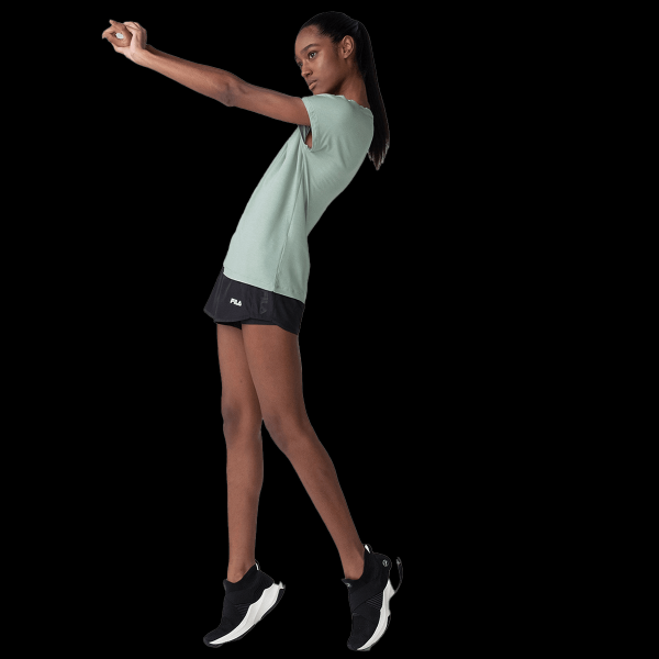 BERMUDA FILA BASIC TRAIN DUPLO F12AT229.160 PRETO