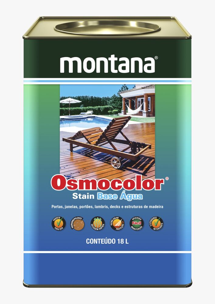 Stain Osmocolor UV Deck Base Água 18l - Montana