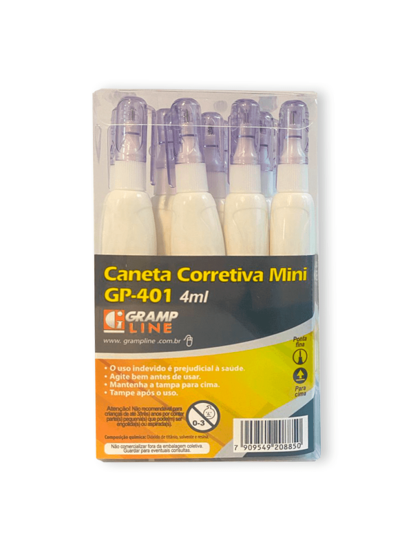 Encontraproduto.com.br - CANETA CORRETIVA GP 401 COM 4ML - 12 PEÇAS