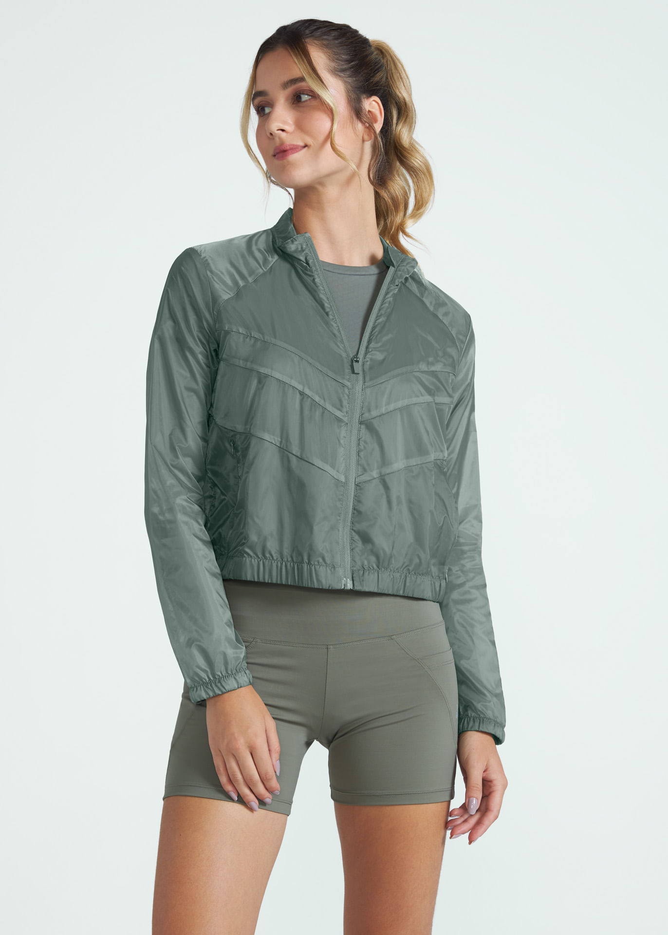 Jaqueta Feminina Cropped