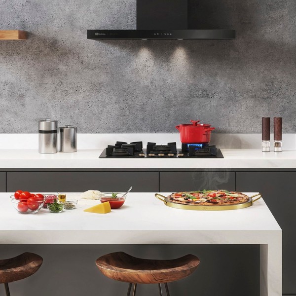 Encontraproduto.com.br - Cooktop 5 Bocas Electrolux a Gás com Tripla Chama e Grades de Ferro Fundido Pro Series (GV75P)