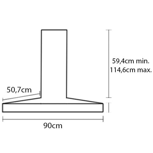 Encontraproduto.com.br - Coifa de Parede Electrolux 90cm Preta Pro Series com Painel Touch e Filtro Baffle (90CTV)