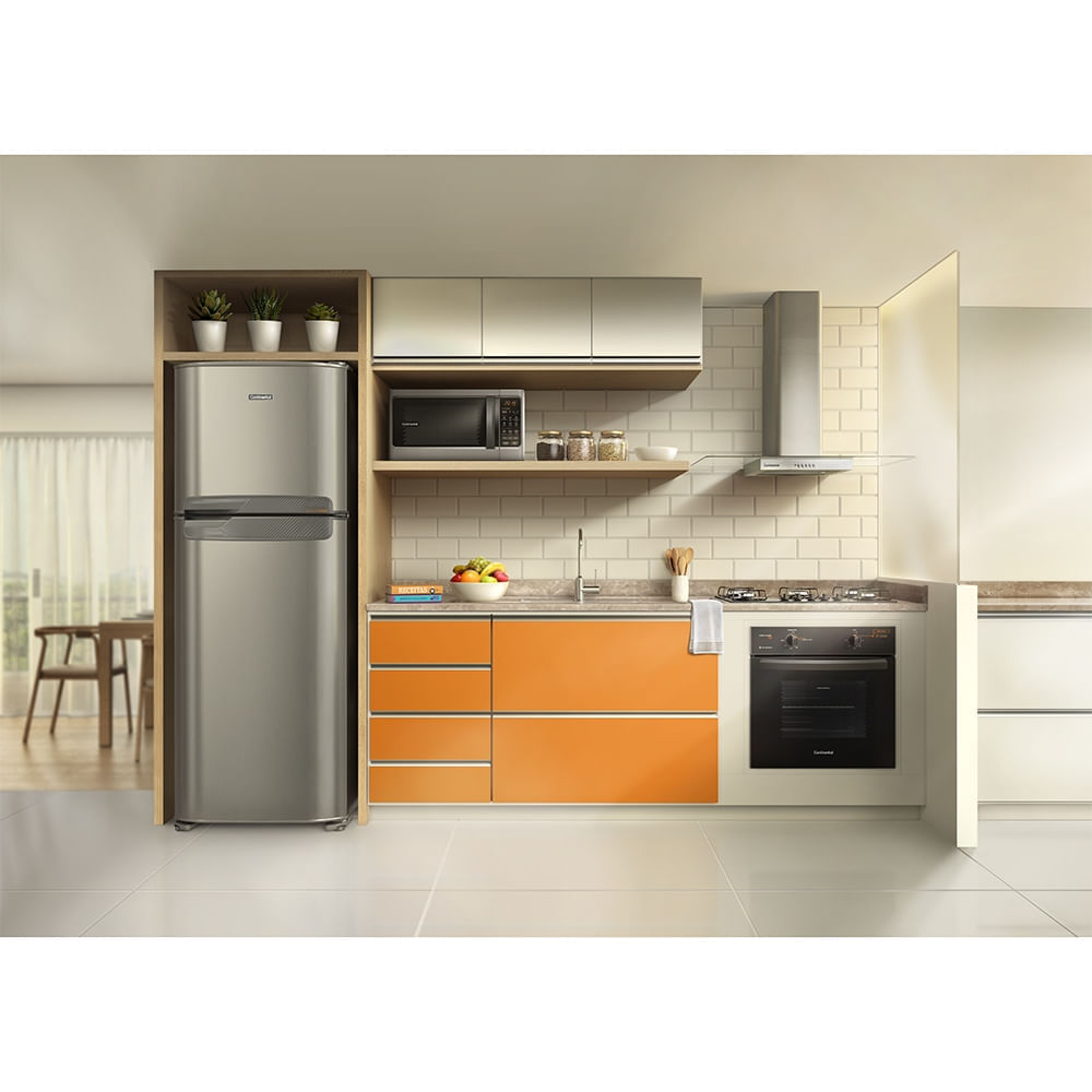 Encontraproduto.com.br - Cooktop 5 Bocas Continental a Gás de Vidro  Temperado Preto (KC5GP)