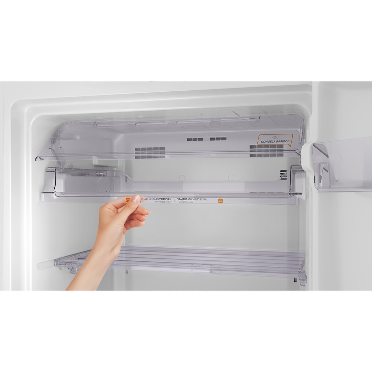 Encontraproduto.com.br - Geladeira/Refrigerador Continental Frost Free Duplex Branca 472 Litros (TC56)