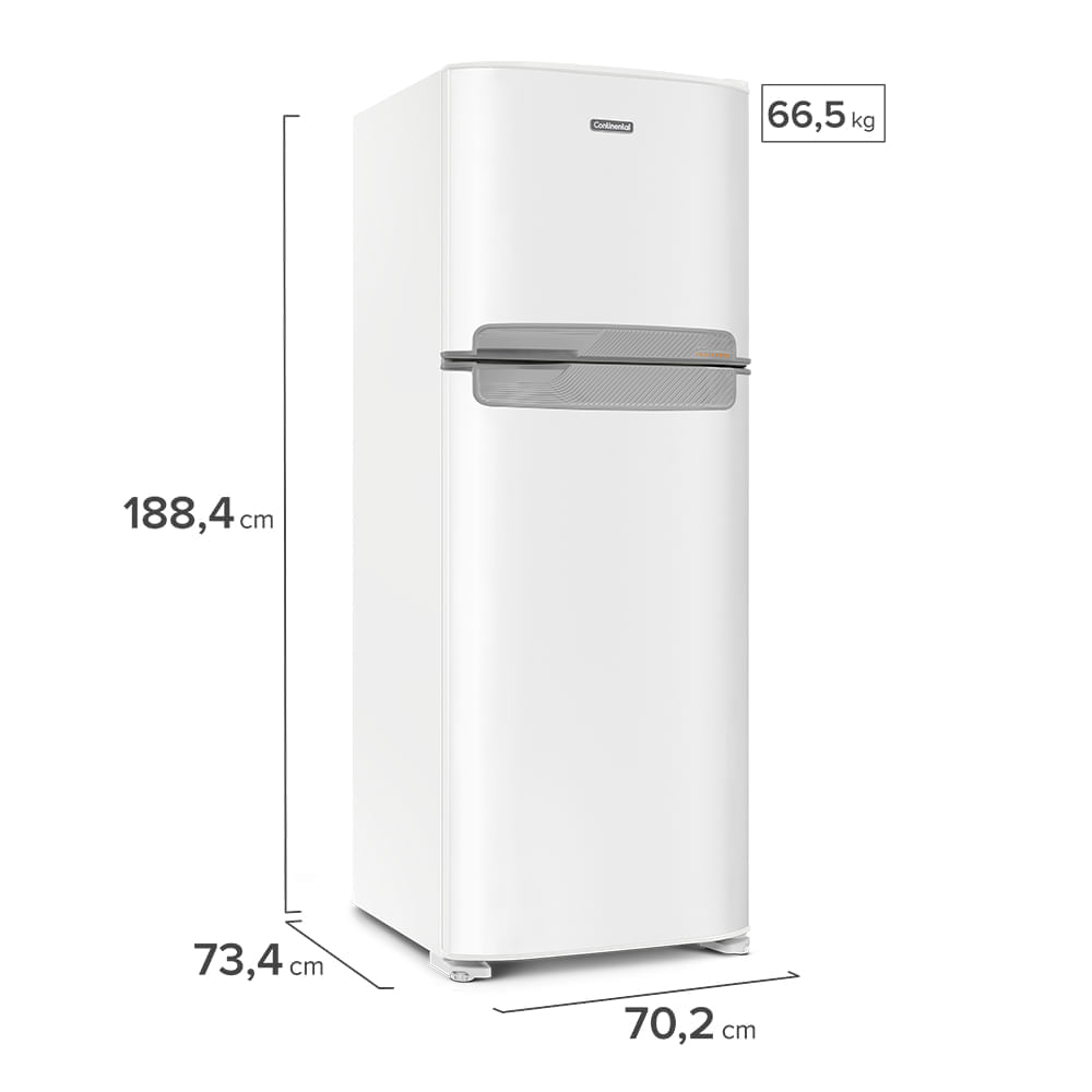 Encontraproduto.com.br - Geladeira/Refrigerador Continental Frost Free Duplex Branca 472 Litros (TC56)