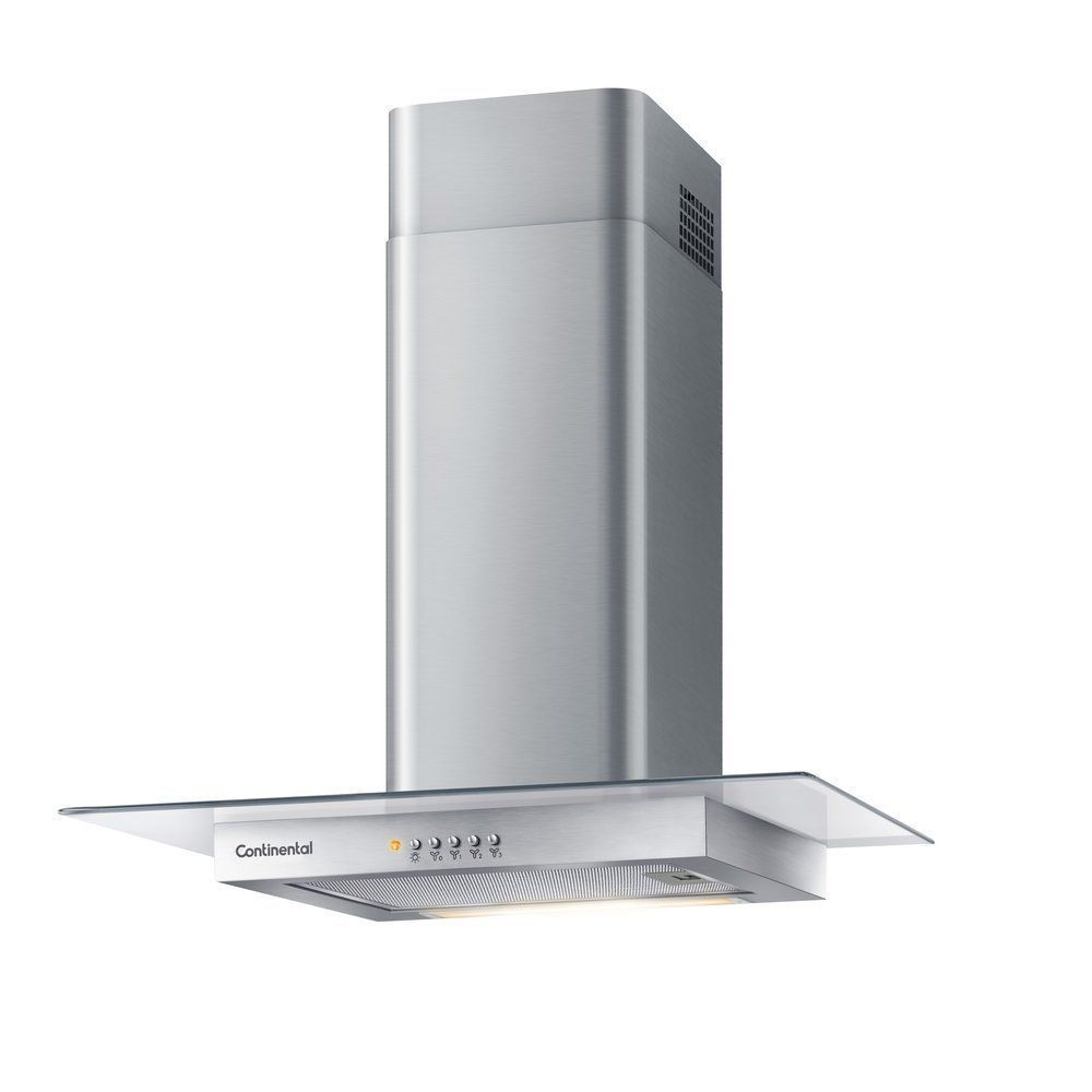 Encontraproduto.com.br - Coifa De Parede Continental 60cm Inox Com Vidro (cc6vx) 127v