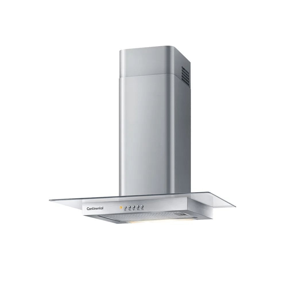 Encontraproduto.com.br - Coifa De Parede Continental 60cm Inox Com Vidro (cc6vx) 127v