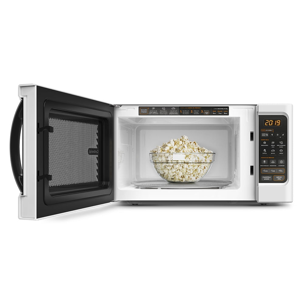 Encontraproduto.com.br - Micro-ondas Continental Branco 34 Litros com Função Descongelar (MC34B)