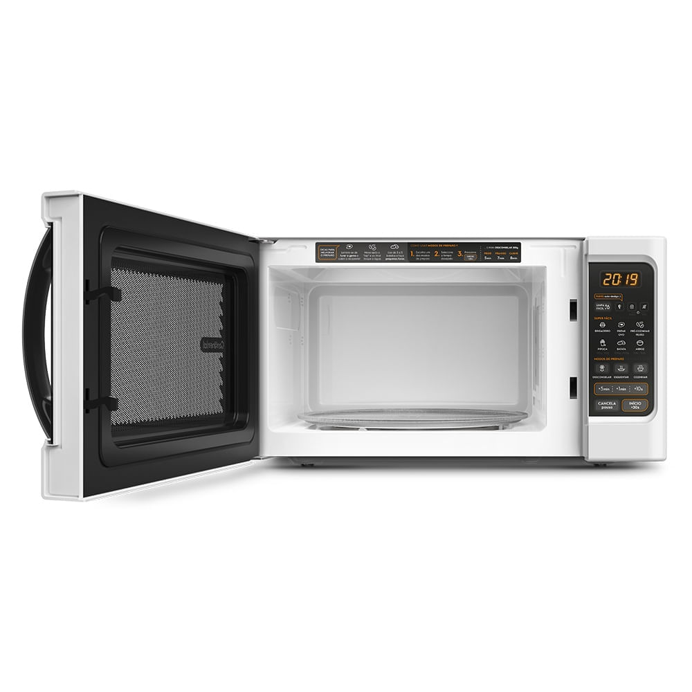 Encontraproduto.com.br - Micro-ondas Continental Branco 34 Litros com Função Descongelar (MC34B)