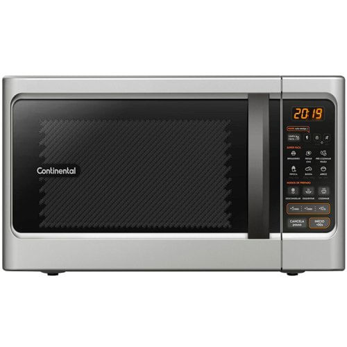 Encontraproduto.com.br - Micro-ondas Continental Prata 34 Litros com Função Descongelar (MC34S)