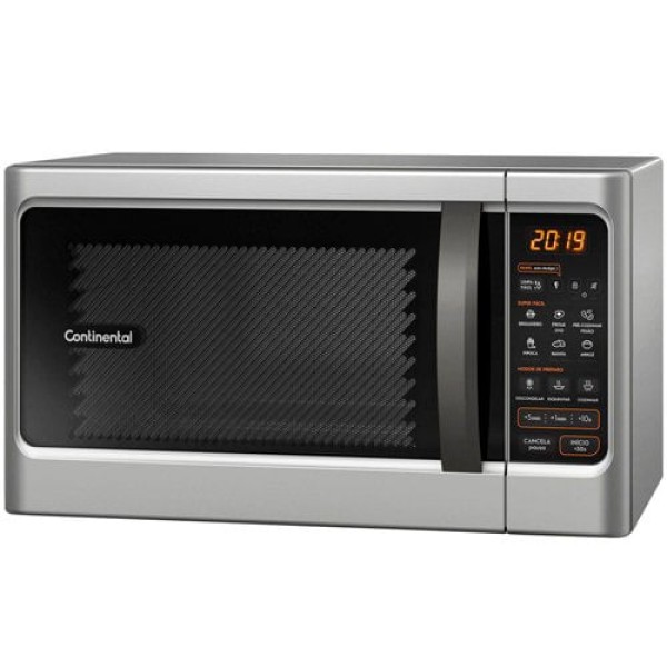 Encontraproduto.com.br - Micro-ondas Continental Prata 34 Litros com Função Descongelar (MC34S)