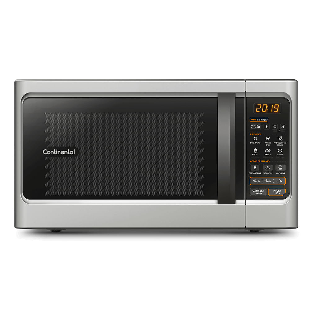 Encontraproduto.com.br - Micro-ondas Continental Prata 34 Litros com Função Descongelar (MC34S)