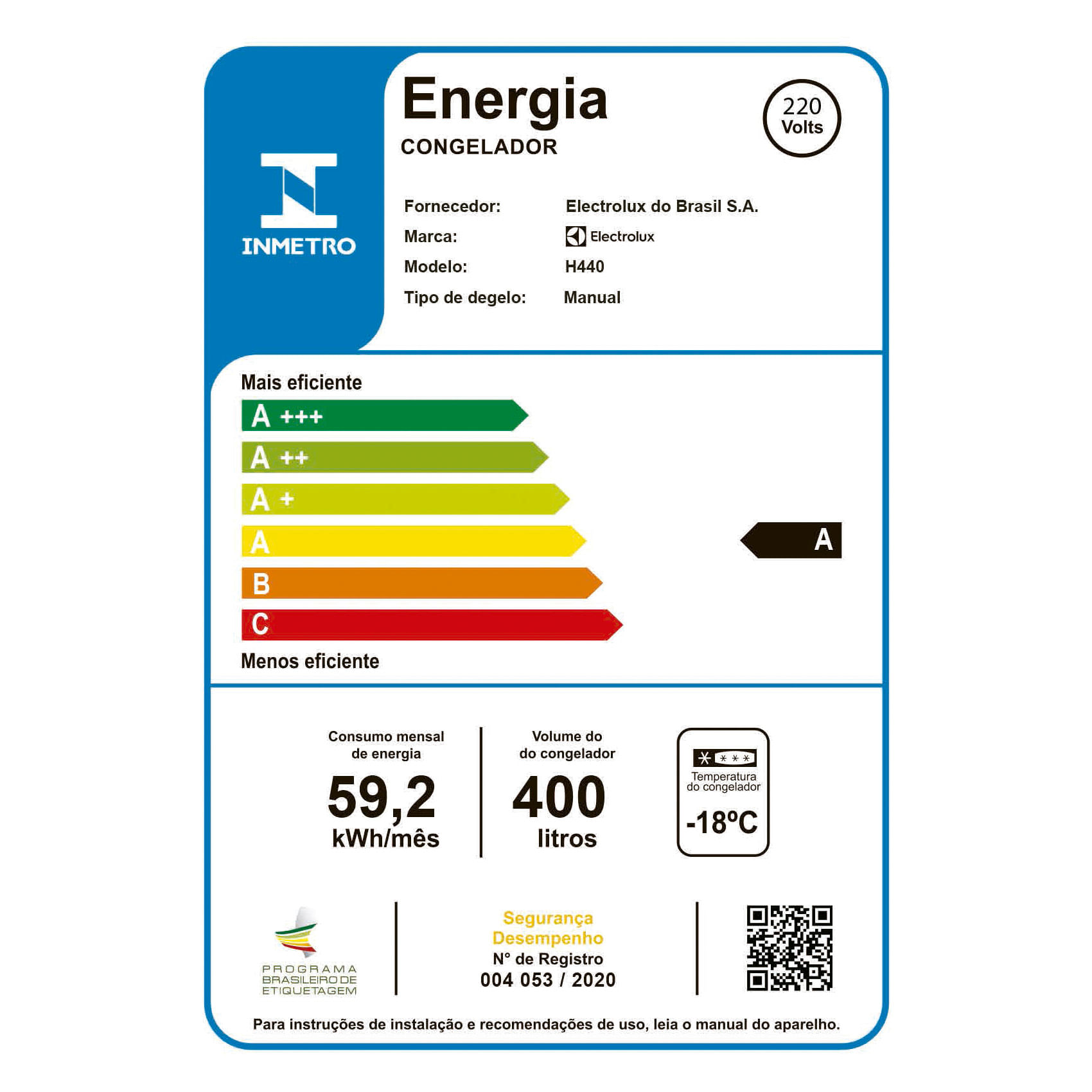 Encontraproduto.com.br - Freezer Horizontal Electrolux 400L Branco H440